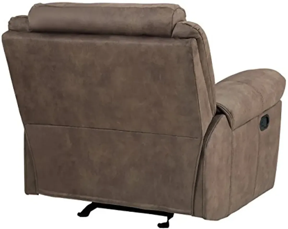 Homelegance Glider Recliner (Manual), Brown