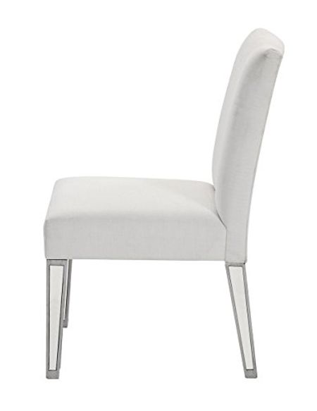 Chair 20 in. x 26 in. x 38 in. in Silver paint, Hand Rubbed Antique Silver