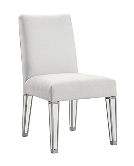 Chair 20 in. x 26 in. x 38 in. in Silver paint, Hand Rubbed Antique Silver