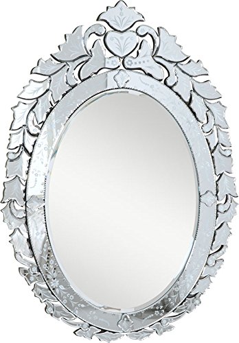 Elegant Decor MR-2017C Venetian Transitional Mirror, 32.75", Clear