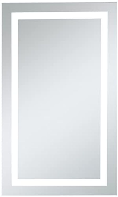 Elegant Decor MRE-6004 Dimmable 5000K LED Electric Mirror Rectangle, 24" Width x 40" Height