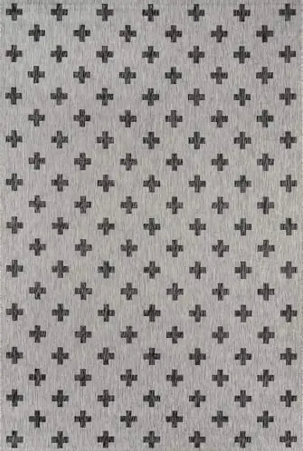 Novogratz Villa Collection Umbria Indoor/Outdoor Area Rug, 2'0" x 3'0", Charcoal