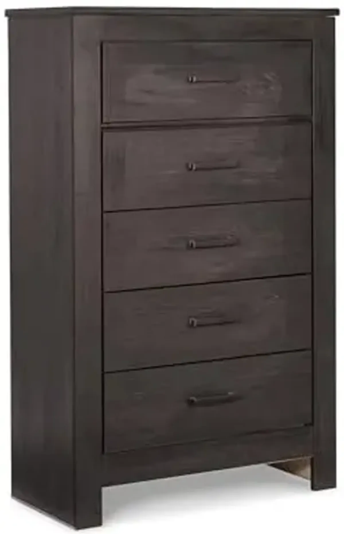 Signature Design by Ashley Brinxton Contemporary 5 Drawer Chest, Almost Black