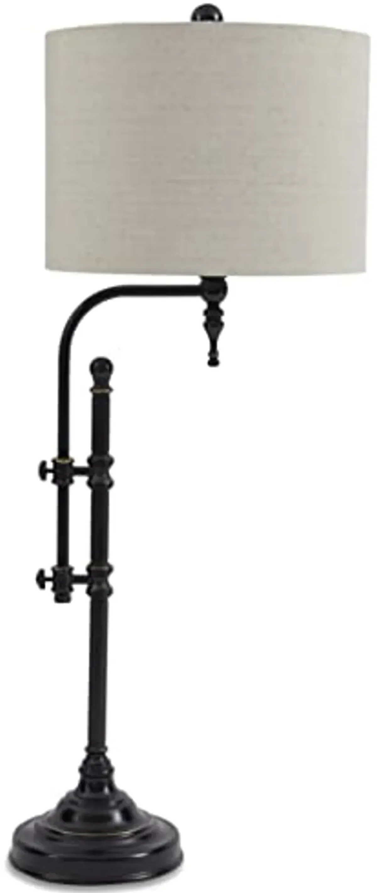 Signature Design by Ashley Anemoon 34.5" Rustic Industrial Table Lamp, Black