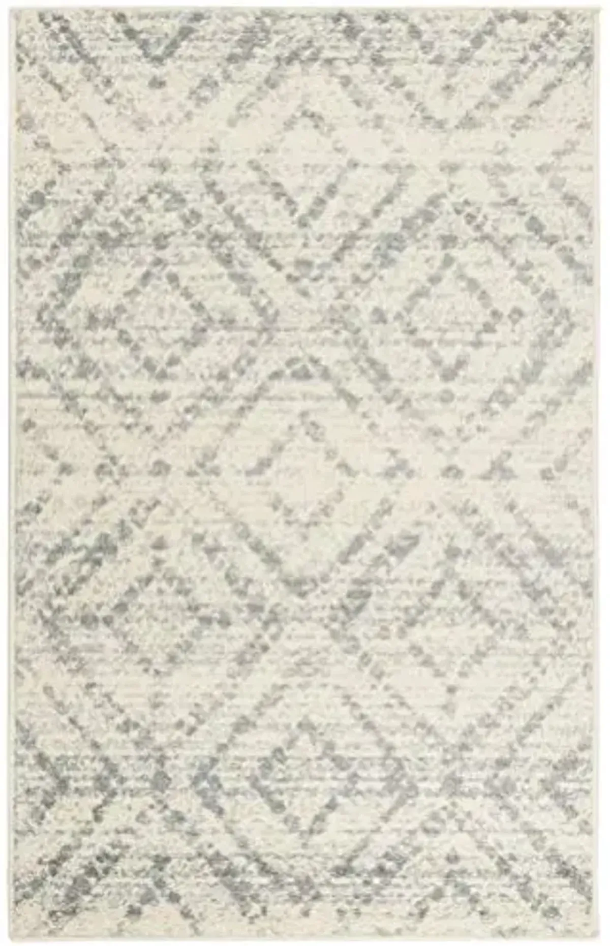 SAFAVIEH Adirondack Collection Accent Rug - 3' x 5', Ivory & Light Blue, Modern Distressed Design, Non-Shedding & Easy Care, Ideal for High Traffic Areas in Entryway, Living Room, Bedroom (ADR131T)