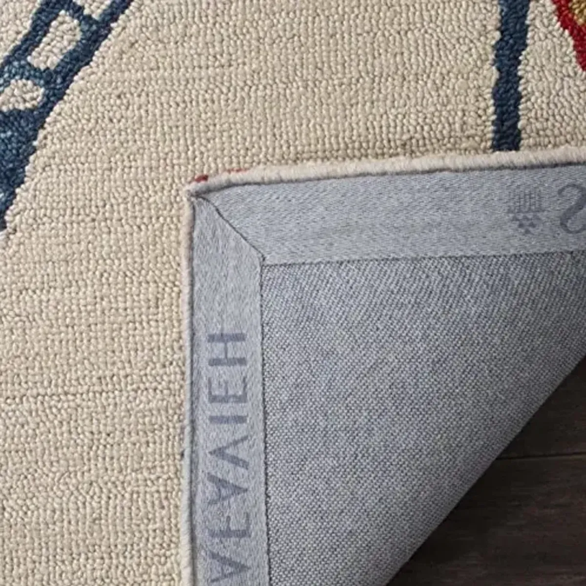 SAFAVIEH Aspen Collection Area Rug - 5' x 8', Ivory & Multi, Handmade Moroccan Boho Tribal Wool, Ideal for High Traffic Areas in Living Room, Bedroom (APN702A)