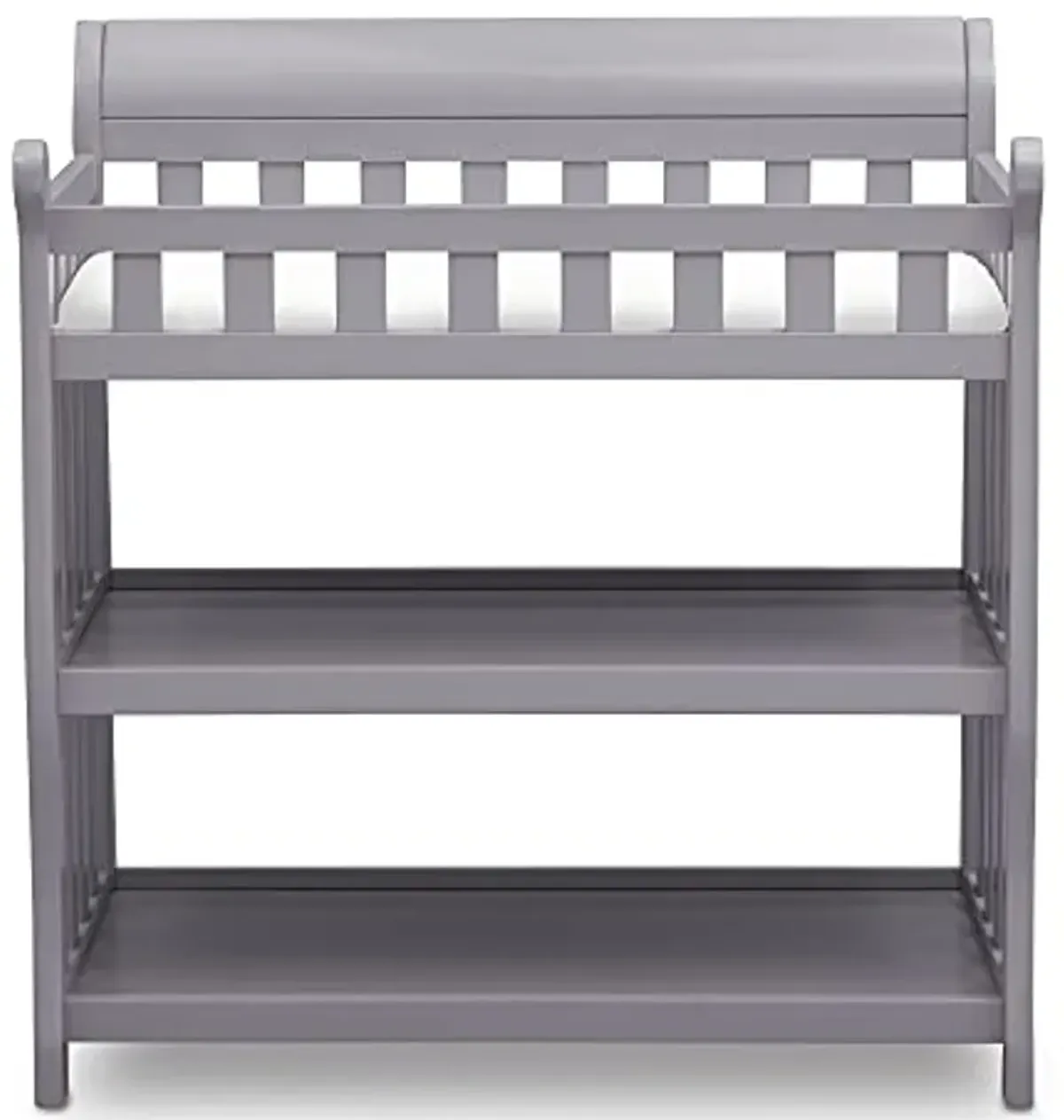 Delta Children Eclipse Changing Table with Changing Pad, Grey