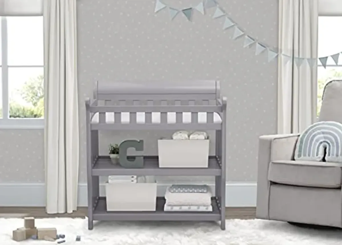 Delta Children Eclipse Changing Table with Changing Pad, Grey