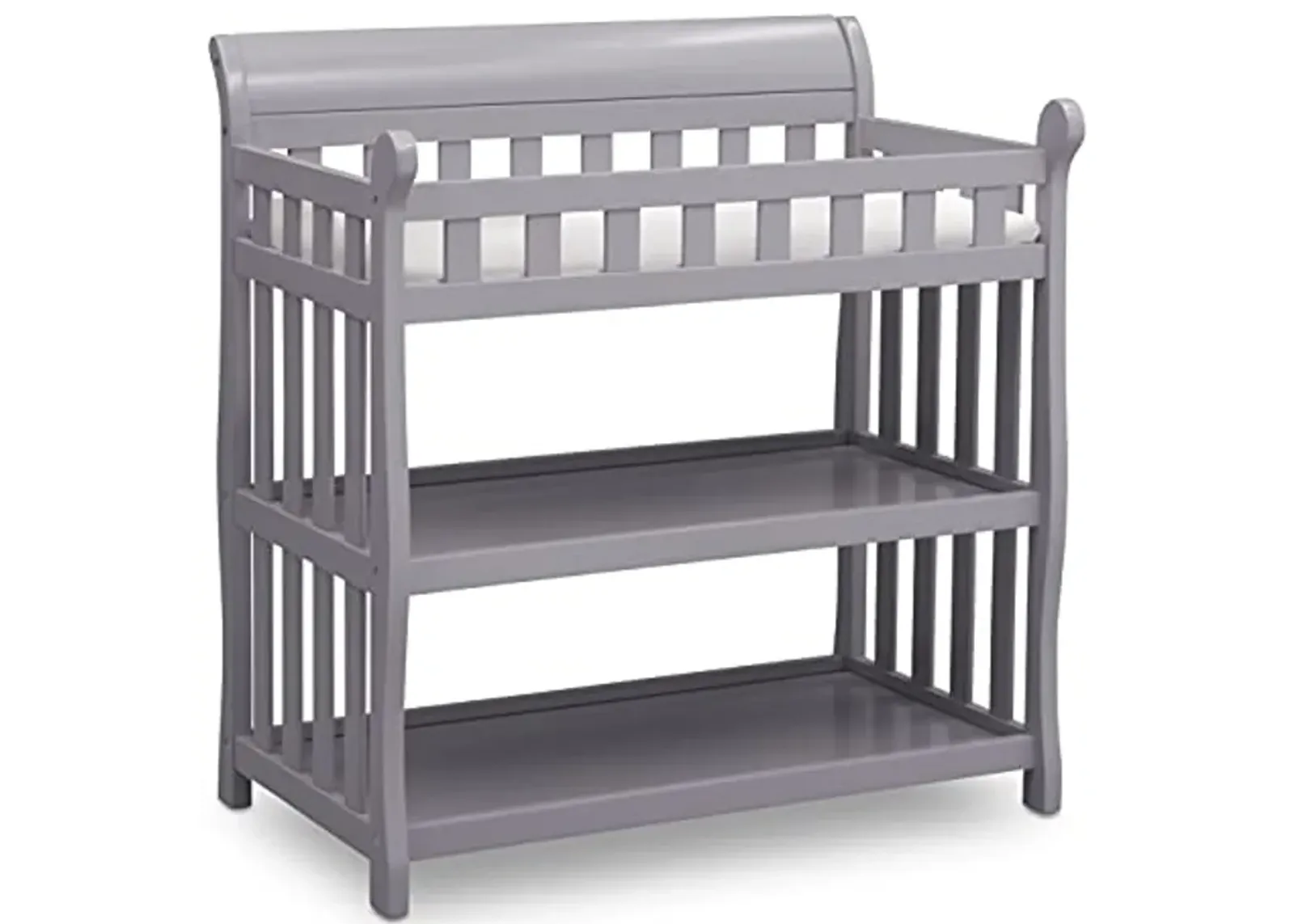 Delta Children Eclipse Changing Table with Changing Pad, Grey