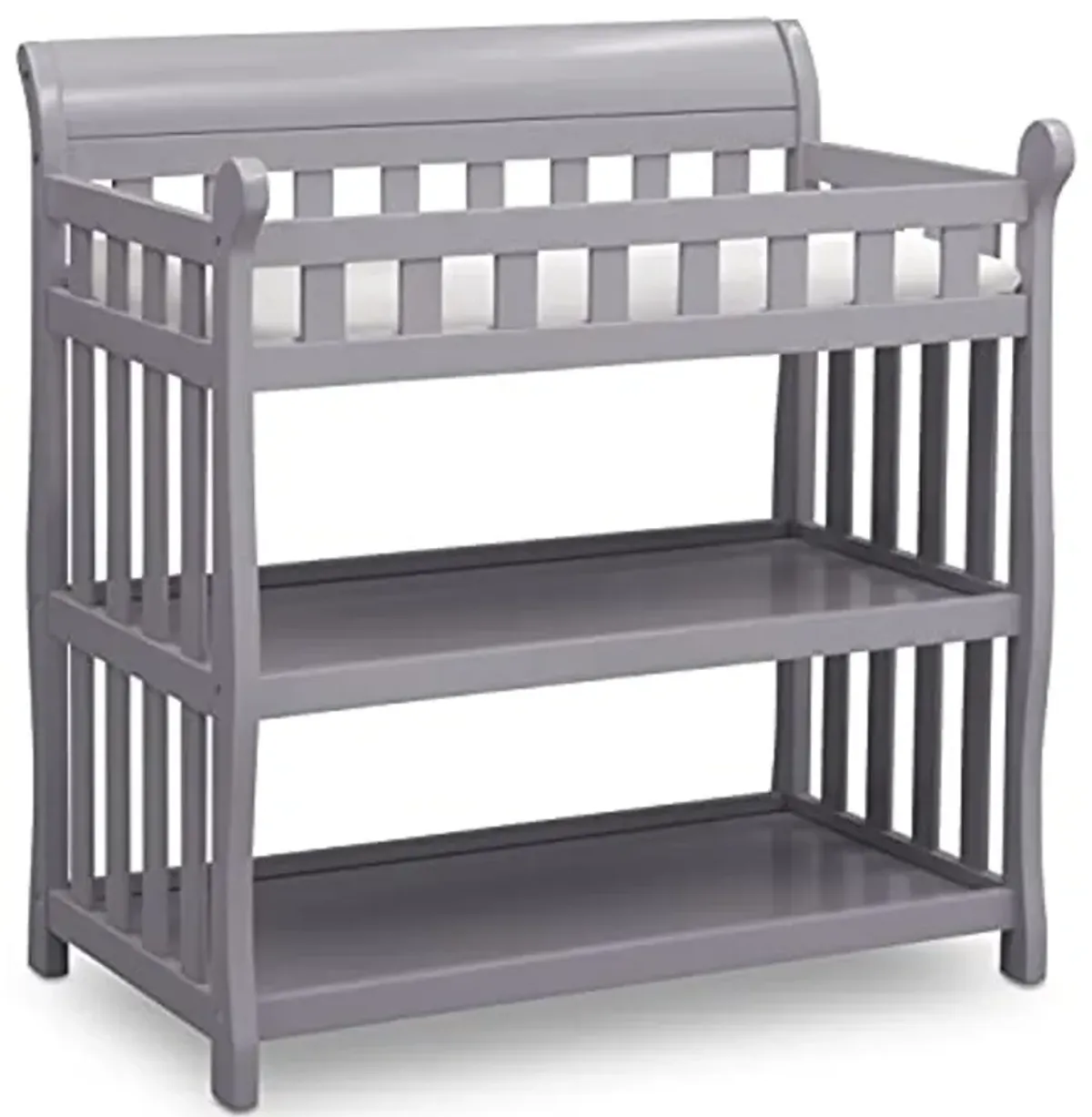 Delta Children Eclipse Changing Table with Changing Pad, Grey