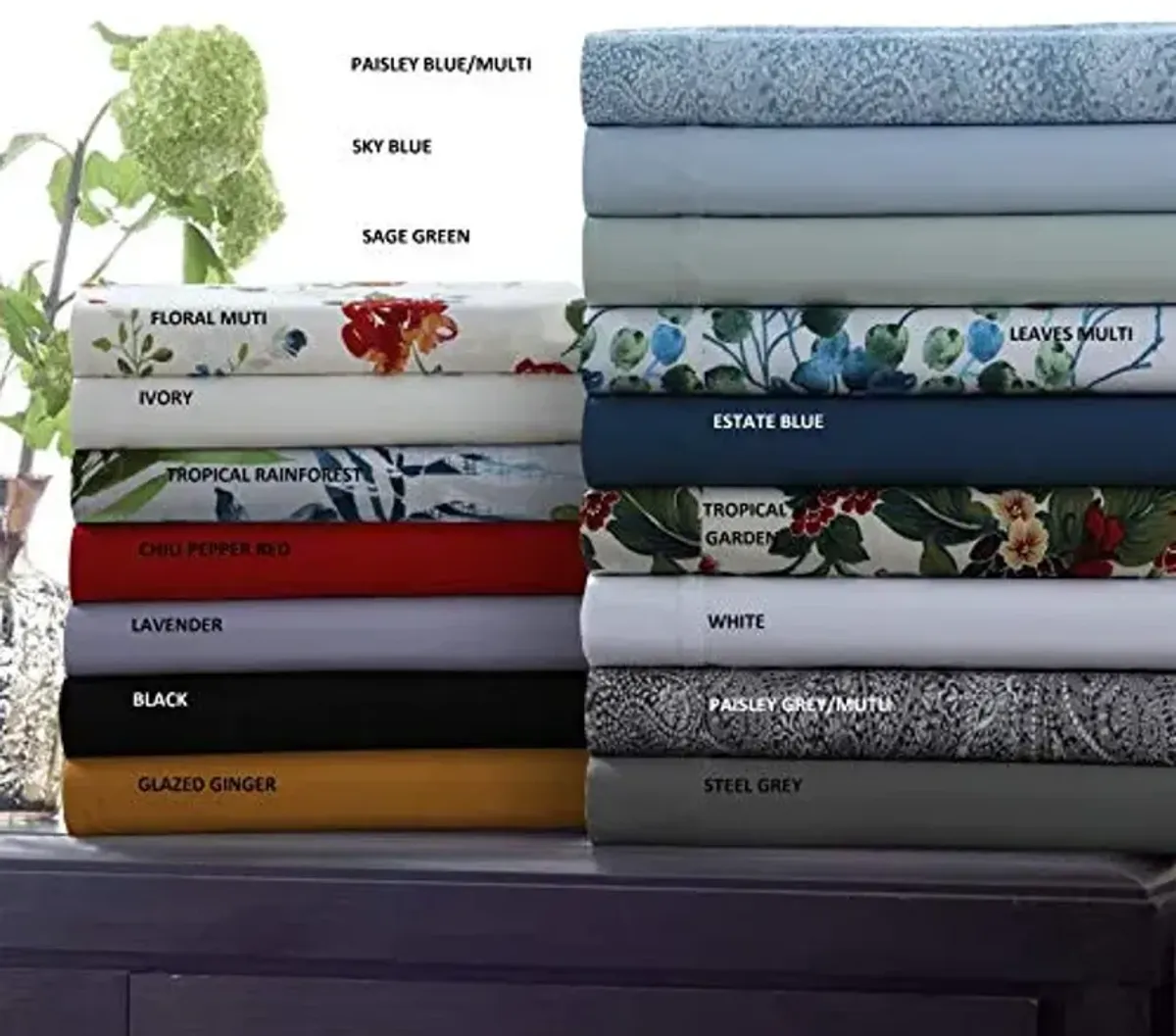 Tribeca Living 120MFSHEETCKGG Ultra-Soft Solid Deep Pocket 6-Piece Sheet Set, Cal King, Glazed Ginger