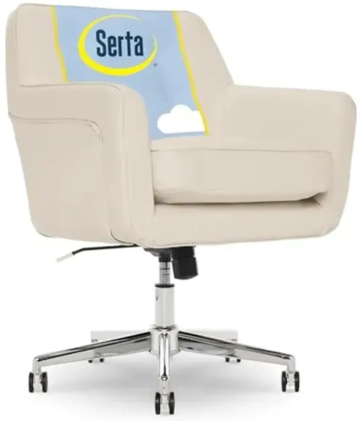 Serta Ashland Home Office Desk Chair with Button Tufted Mid-Back