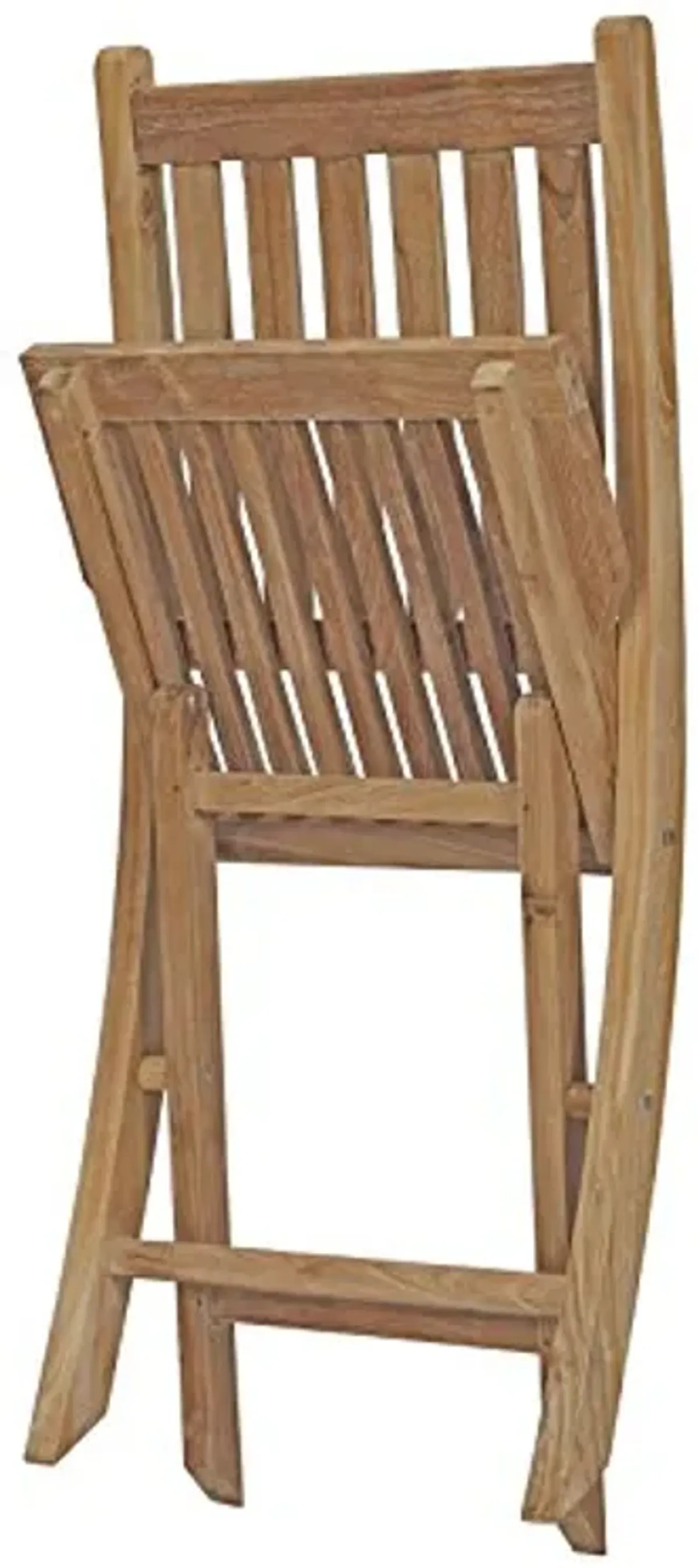 Modway EEI-2702-NAT Marina Premium Grade A Teak Wood Outdoor Patio Folding Chair, Natural