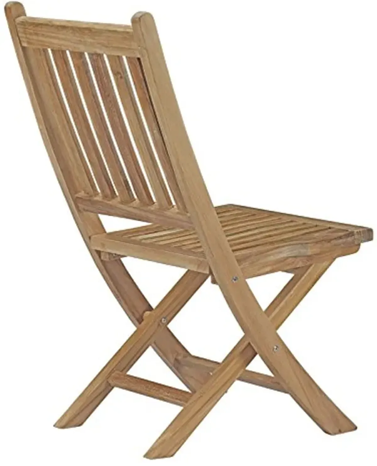 Modway EEI-2702-NAT Marina Premium Grade A Teak Wood Outdoor Patio Folding Chair, Natural