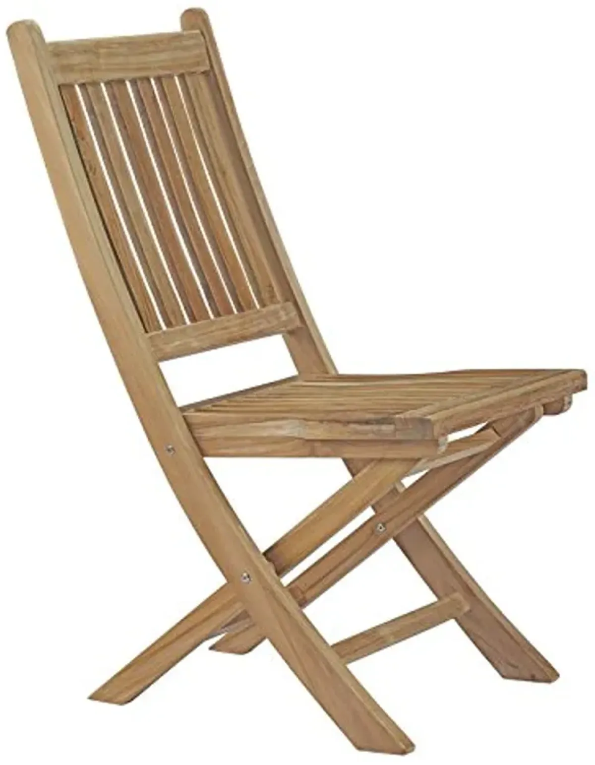 Modway EEI-2702-NAT Marina Premium Grade A Teak Wood Outdoor Patio Folding Chair, Natural