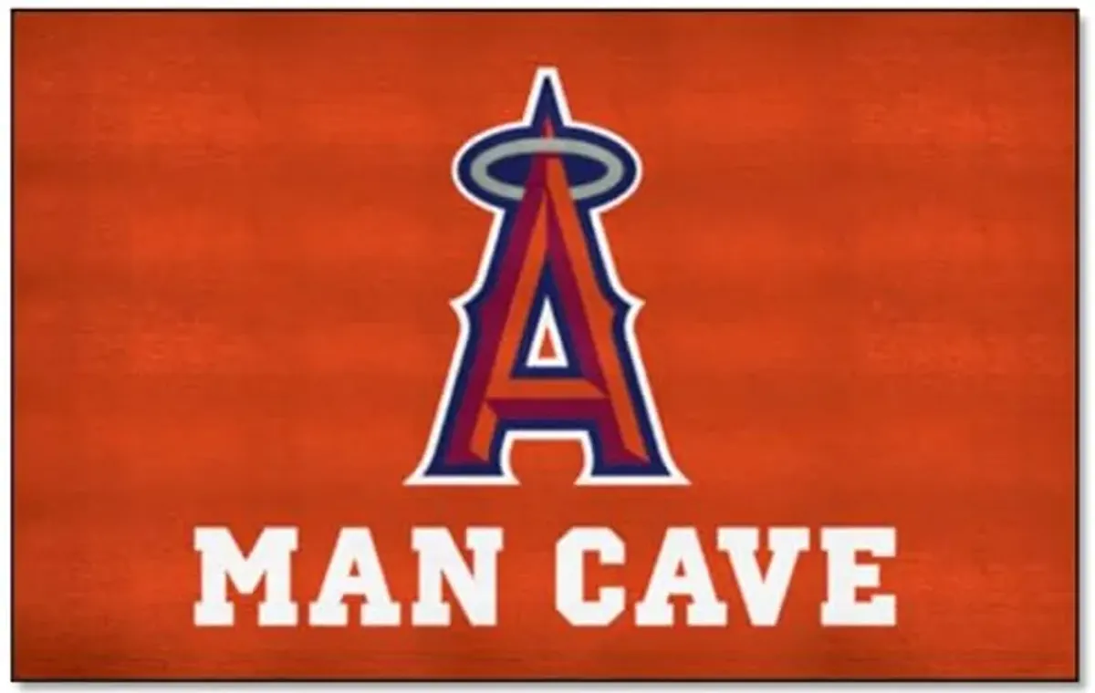 Fanmats 22422: Los Angeles Angels Man Cave Ulti-Mat Rug - 5ft. x 8ft.