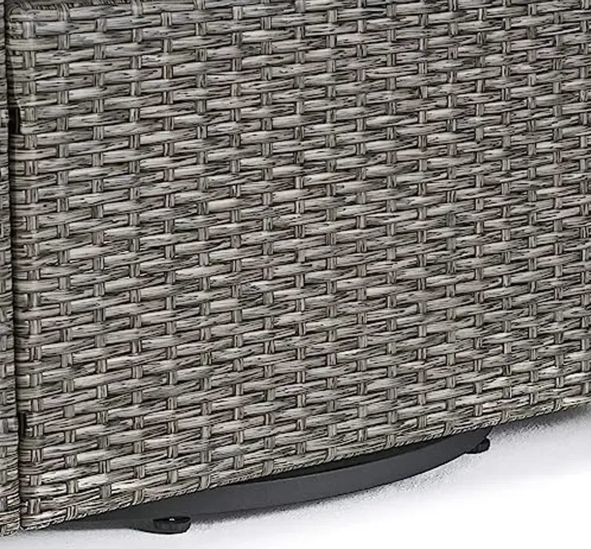 Christopher Knight Home Puerta Outdoor Wicker Swivel Club Chairs with Water Resistant Cushions, 2-Pcs Set, Mix Black / Dark Grey