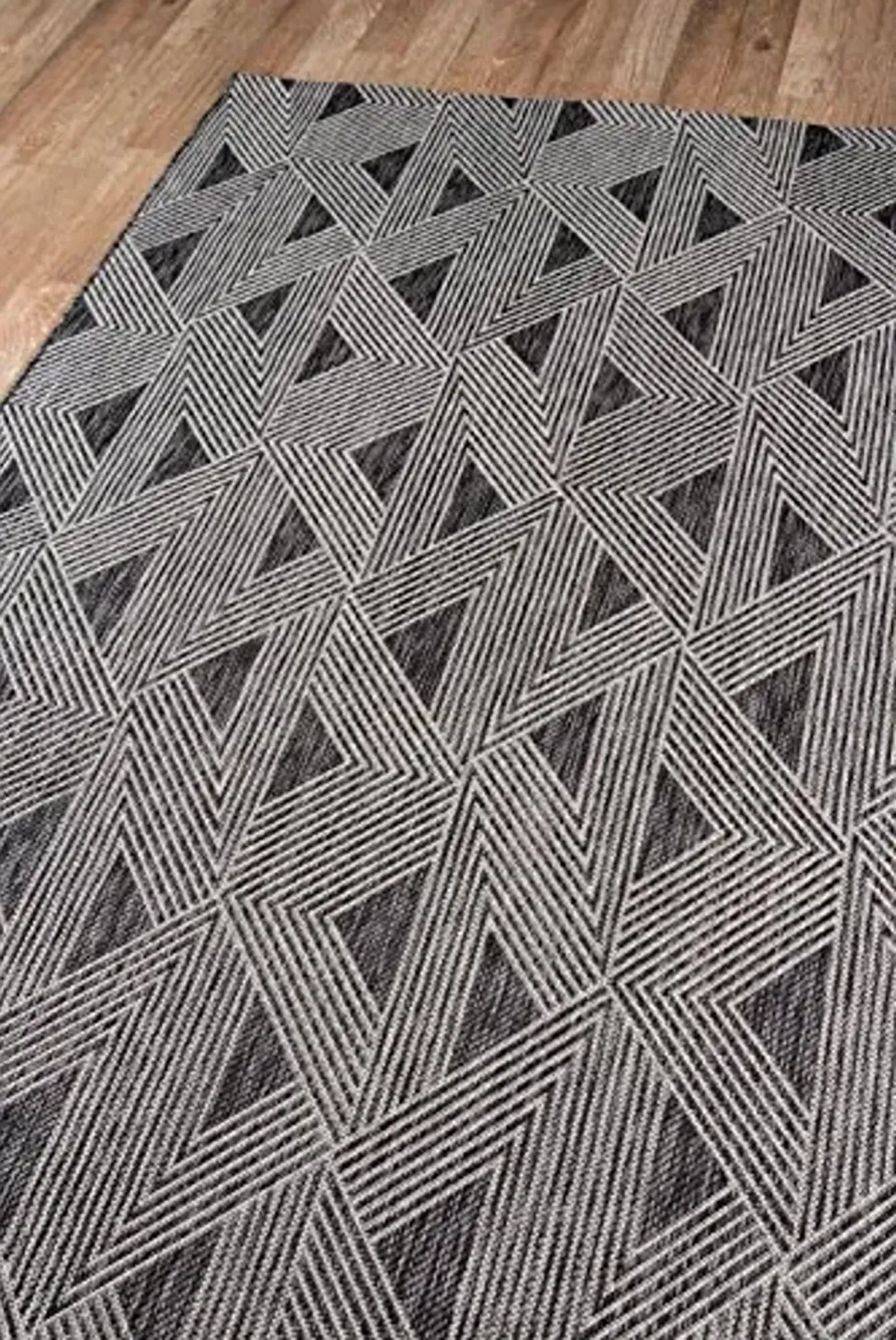 Novogratz by Momeni Novogratz Villa Collection Sardinia Indoor/Outdoor Area Rug, 9'3" x 12'6", Charcoal