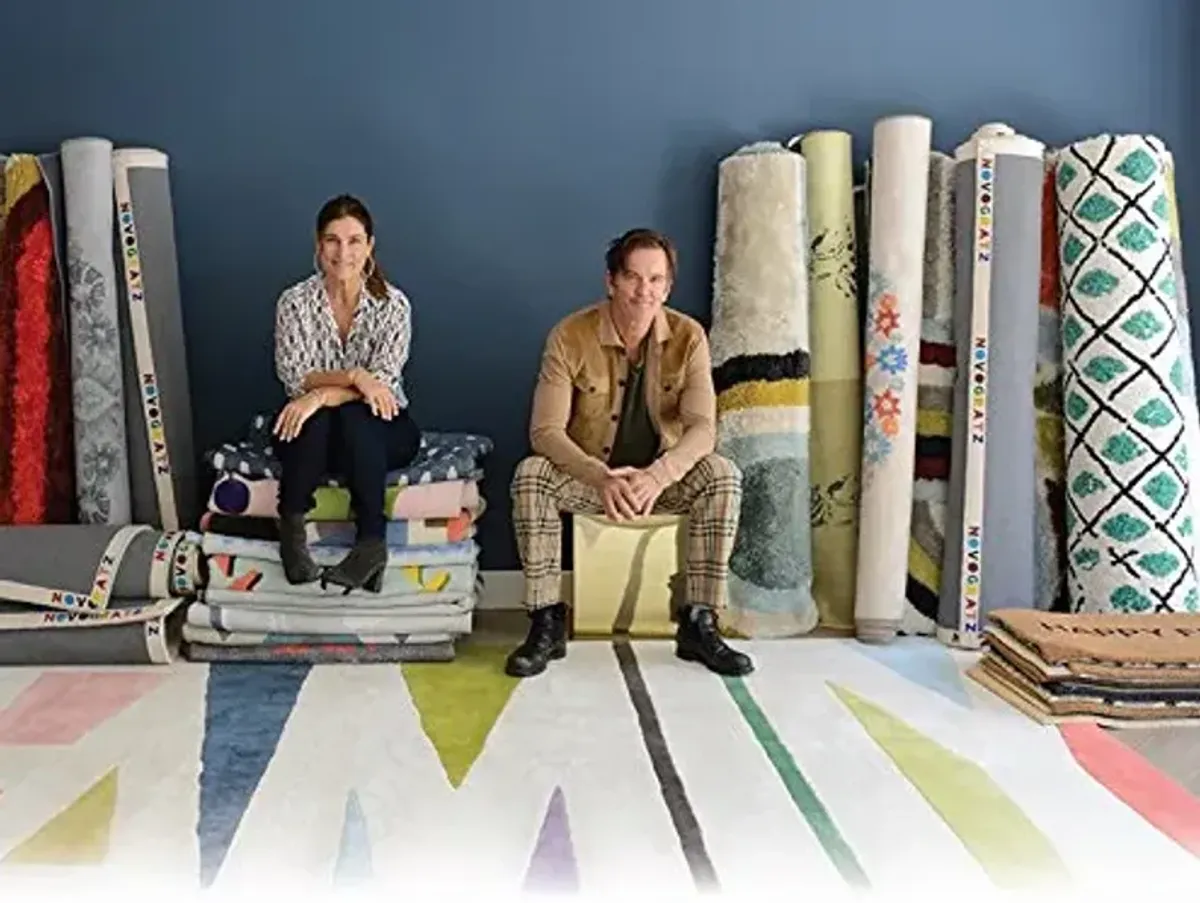 Novogratz Villa Collection Emilia Indoor/Outdoor Area Rug, 6'7" x 9'6", Grey