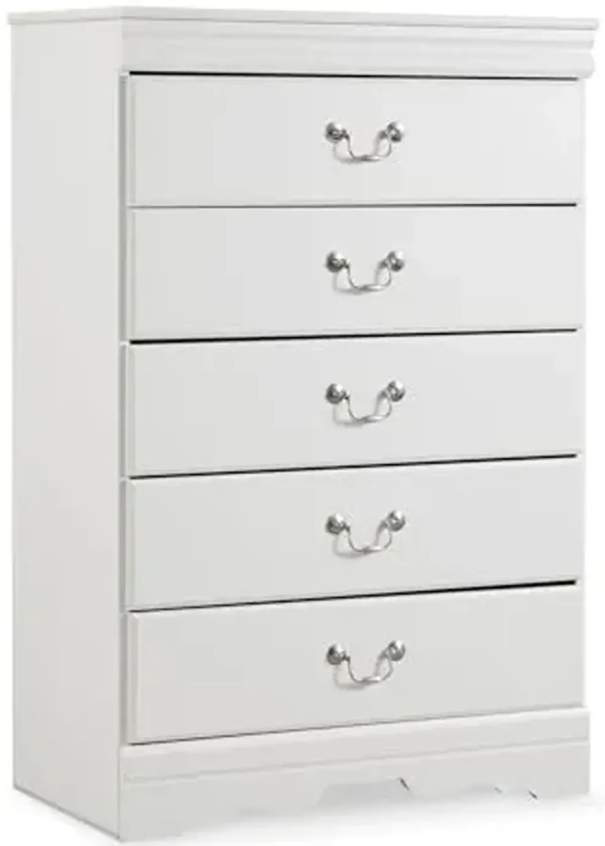 Signature Design by Ashley Children's Anarasia 5 Drawer Chest of Drawers, White