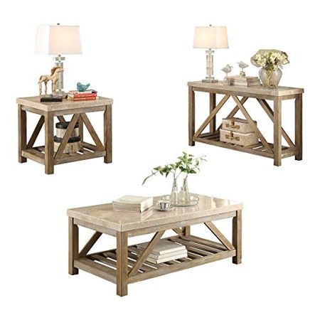 Homelegance Ridley Brown Occasional Table Set