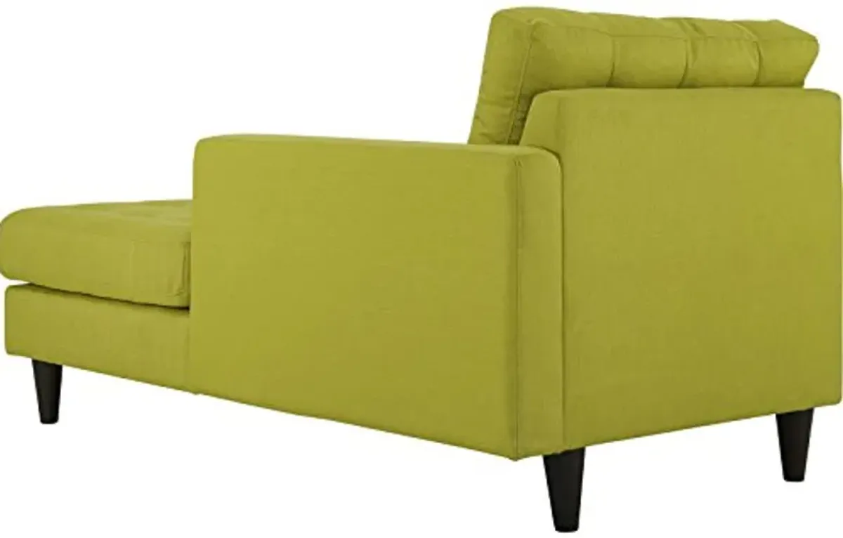 Modway EEI-2597-WHE Empress Right-Arm Upholstered Fabric Chaise Living Room, Wheatgrass