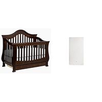 Ashbury 4-in-1 Convertible Crib with Pure Core All-In-One Dry Organic Mattress