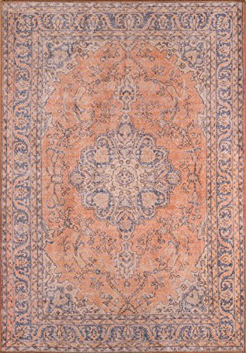 Momeni Rugs Afshar Traditional Medallion Area 2'0" x 3'0", Copper