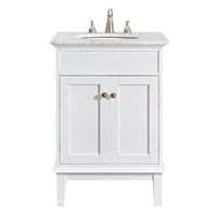 Elegant Decor 24 in. Single Bathroom Vanity Set in White