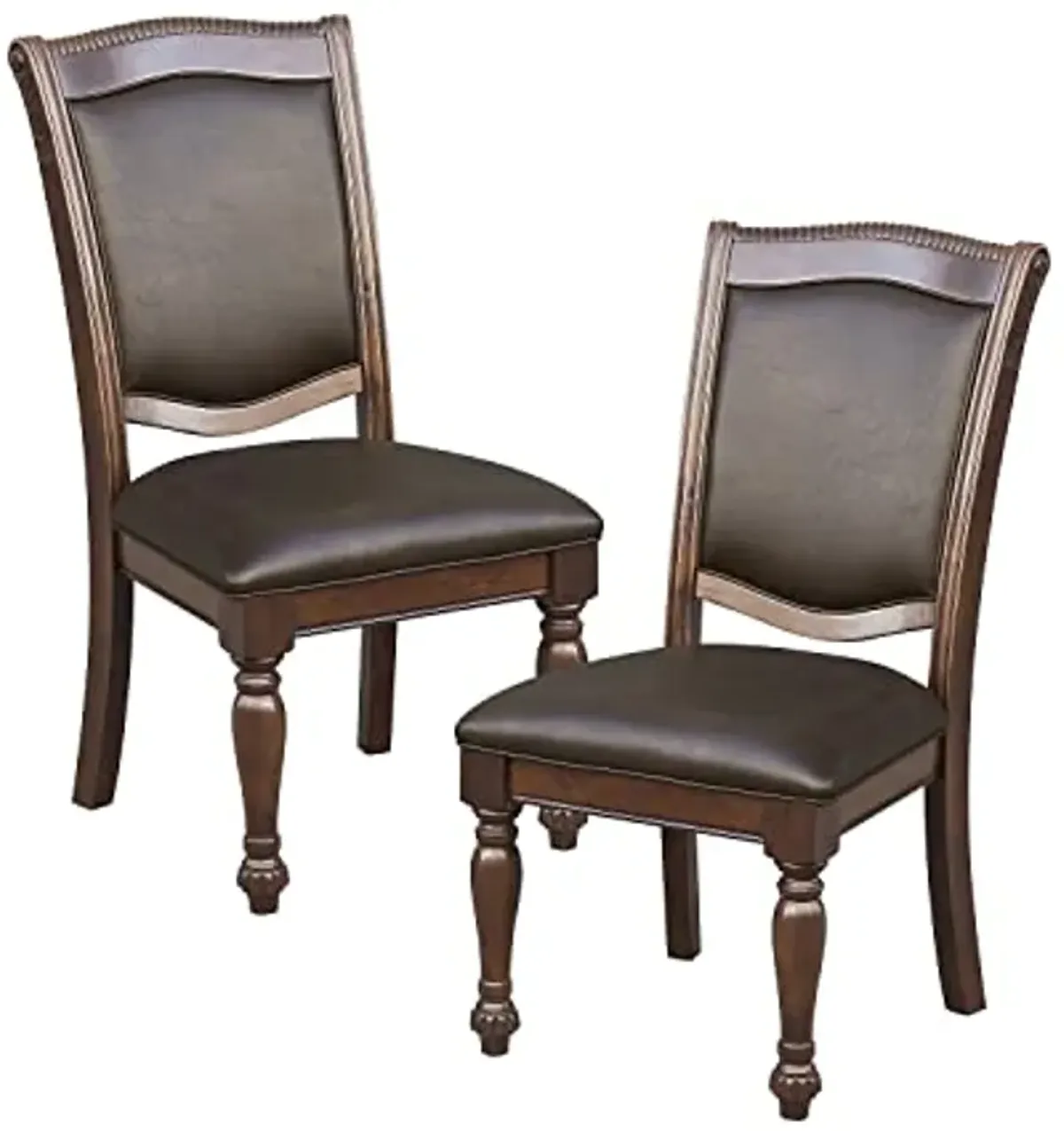 Homelegance Lordsburg 2-Piece Pack Dining Side Chairs, Cherry