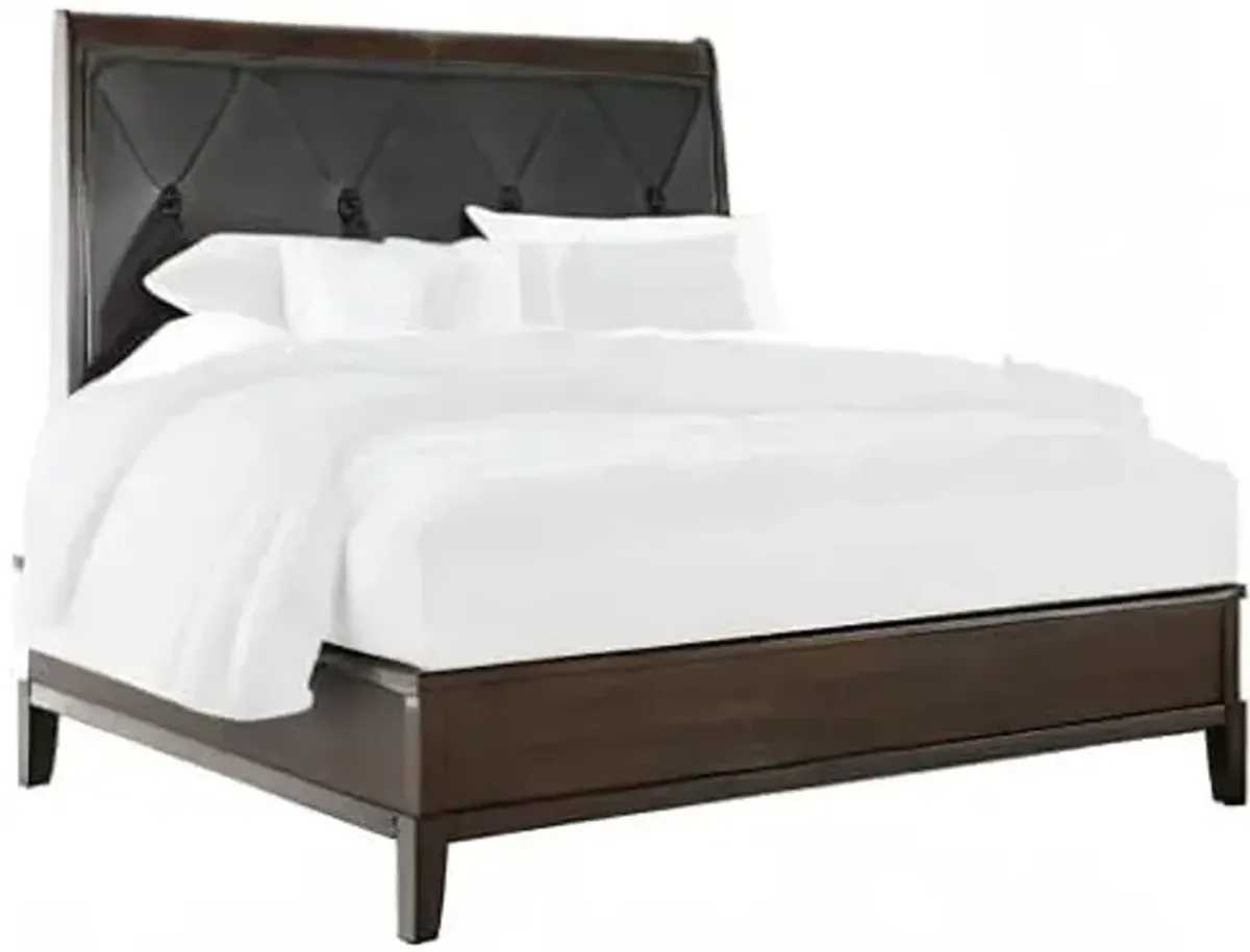 Homelegance Cotterill Panel Bed, Cal King, Cherry