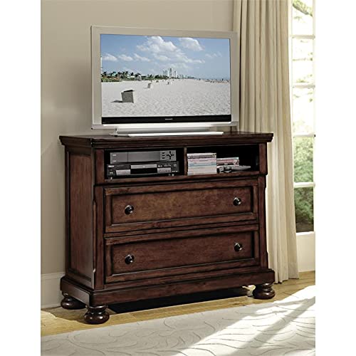 Homelegance Mardelle 2-Drawer TV Chest, Cherry