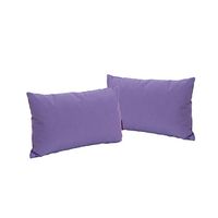 Christopher Knight Home Coronado Outdoor Water Resistant Rectangular Throw Pillows, 2-Pcs Set, Purple