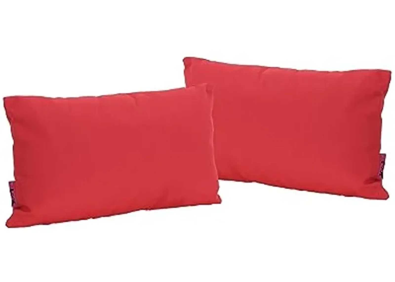 Christopher Knight Home Coronado Outdoor Water Resistant Rectangular Throw Pillows, 2-Pcs Set, Red