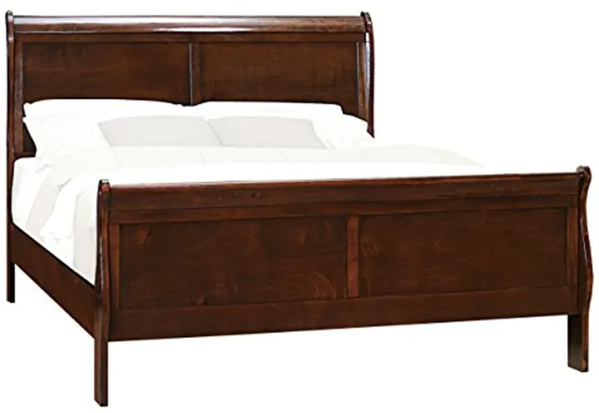 Homelegance 2147F-1 Mayville Sleigh Panel Bed, Full, Cherry