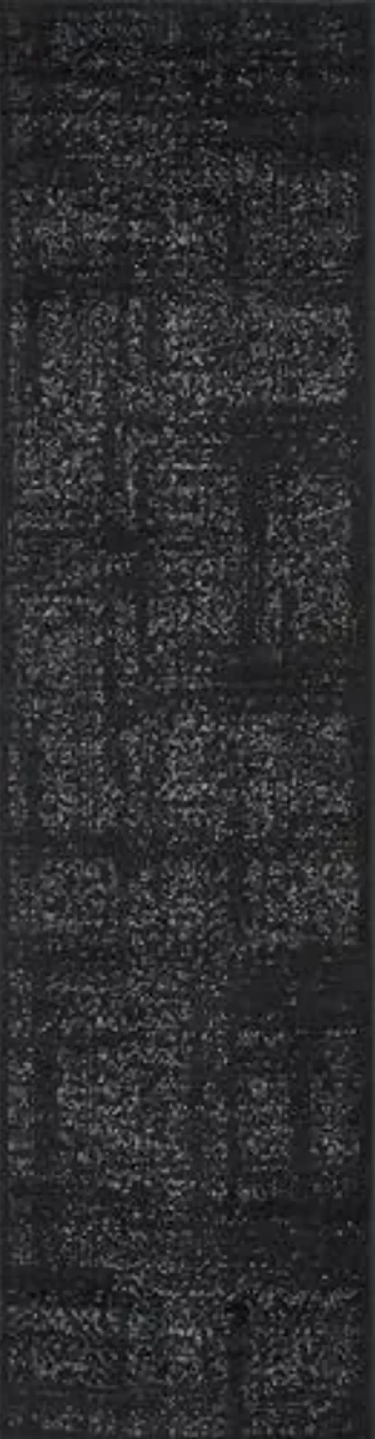 nuLOOM Arlena Vintage Traditional Area Rug - 2x9 Runner Rug Modern/Contemporary Black/Grey Rugs for Living Room Bedroom Dining Room Entryway Hallway Kitchen