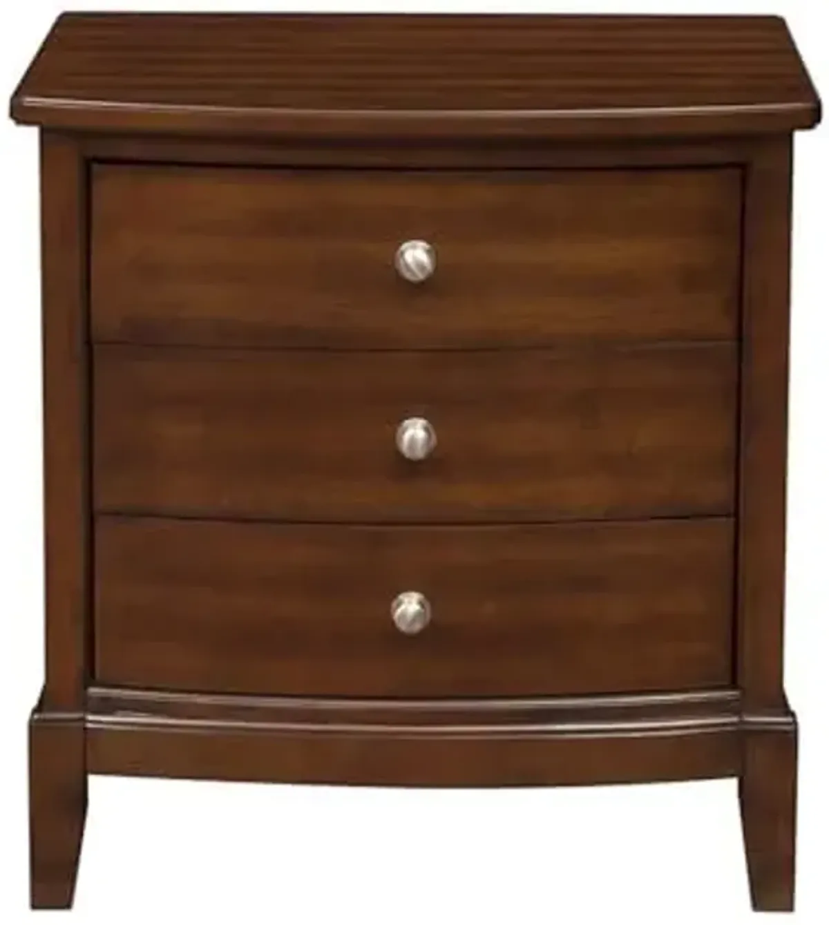 Homelegance Cotterill 3-Drawer Nightstand, Cherry
