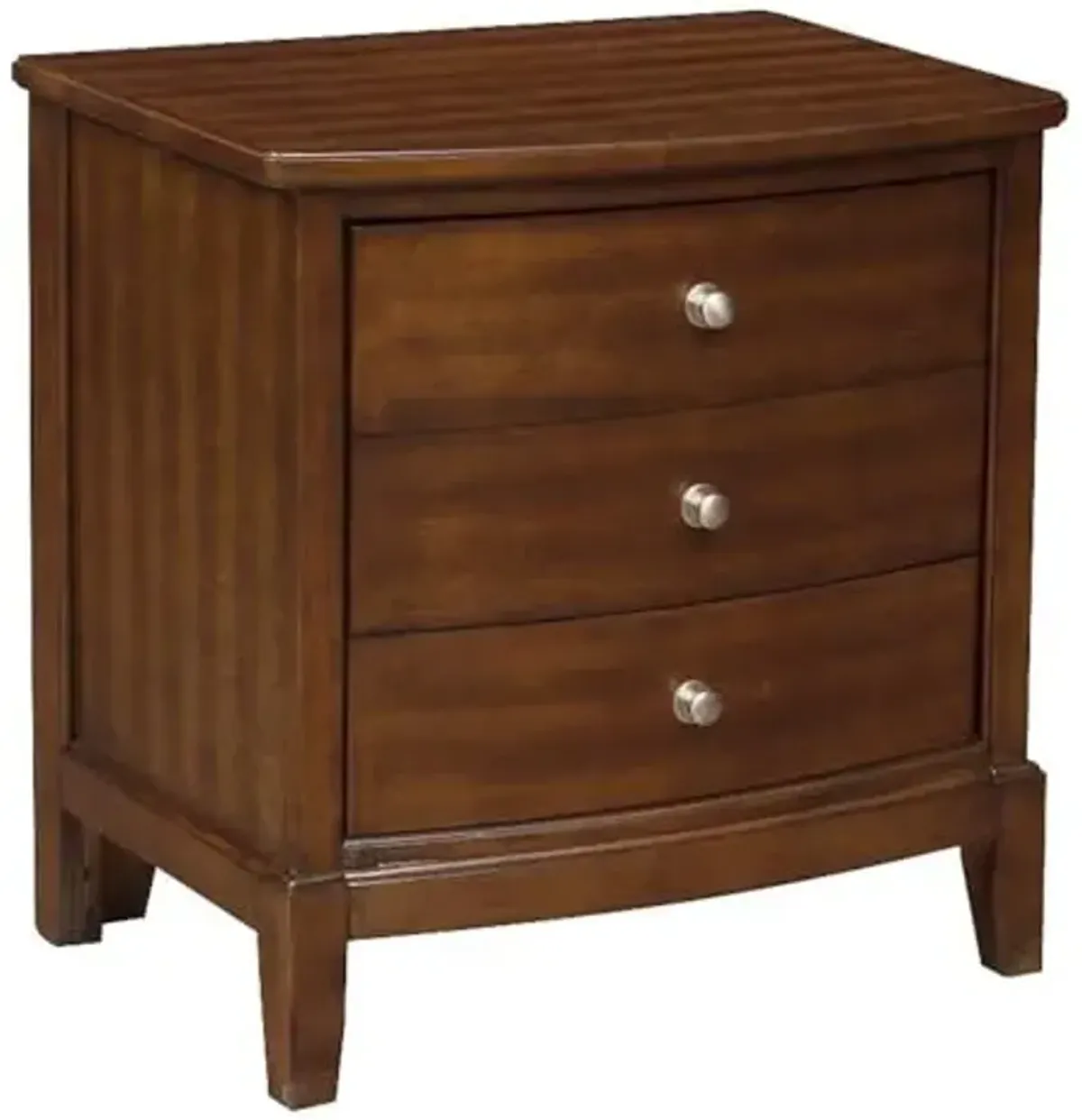 Homelegance Cotterill 3-Drawer Nightstand, Cherry