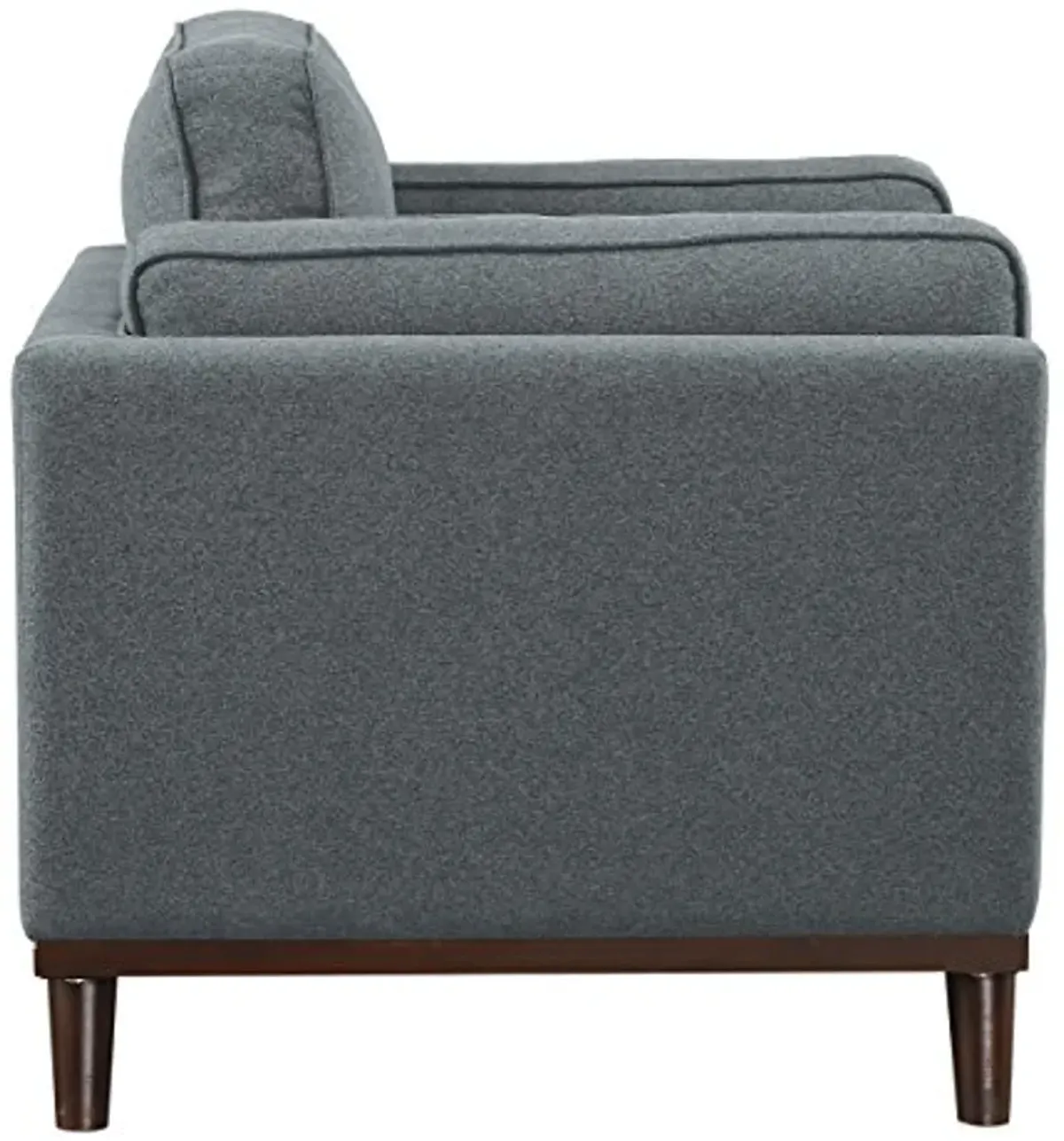 Homelegance 62", Gray Bedos Fabric Upholstered Loveseat,