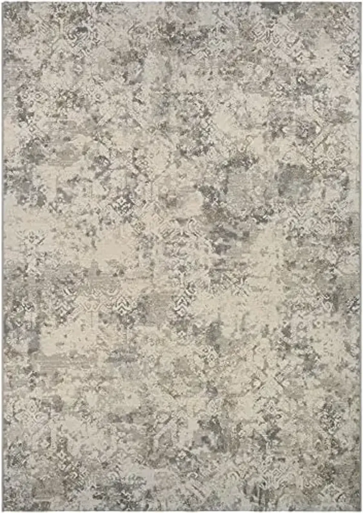 Couristan Easton Indoor Area Rug - Antique Lace 5'3" x 7'6" Rectangle in Flax Beige, Floral Design, Medium Pile, Home Decor for Living Room, Bedroom, and Dining Room