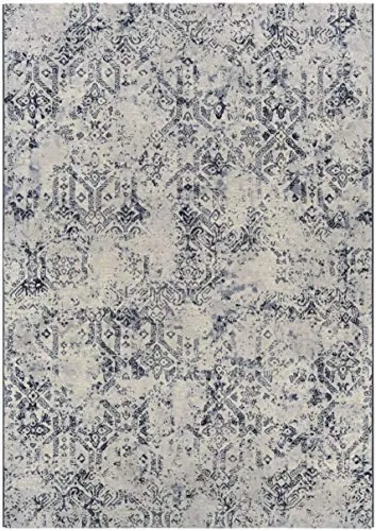 Couristan Easton Indoor Area Rug - Antique Lace 2' x 3'7" Rectangle in Oyster, Floral Design, Medium Pile, Home Decor for Living Room, Bedroom, and Dining Room
