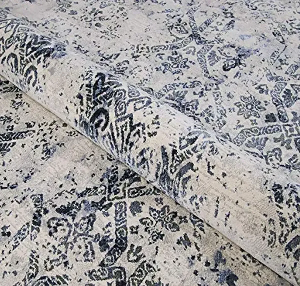 Couristan Easton Indoor Area Rug - Antique Lace 2' x 3'7" Rectangle in Oyster, Floral Design, Medium Pile, Home Decor for Living Room, Bedroom, and Dining Room