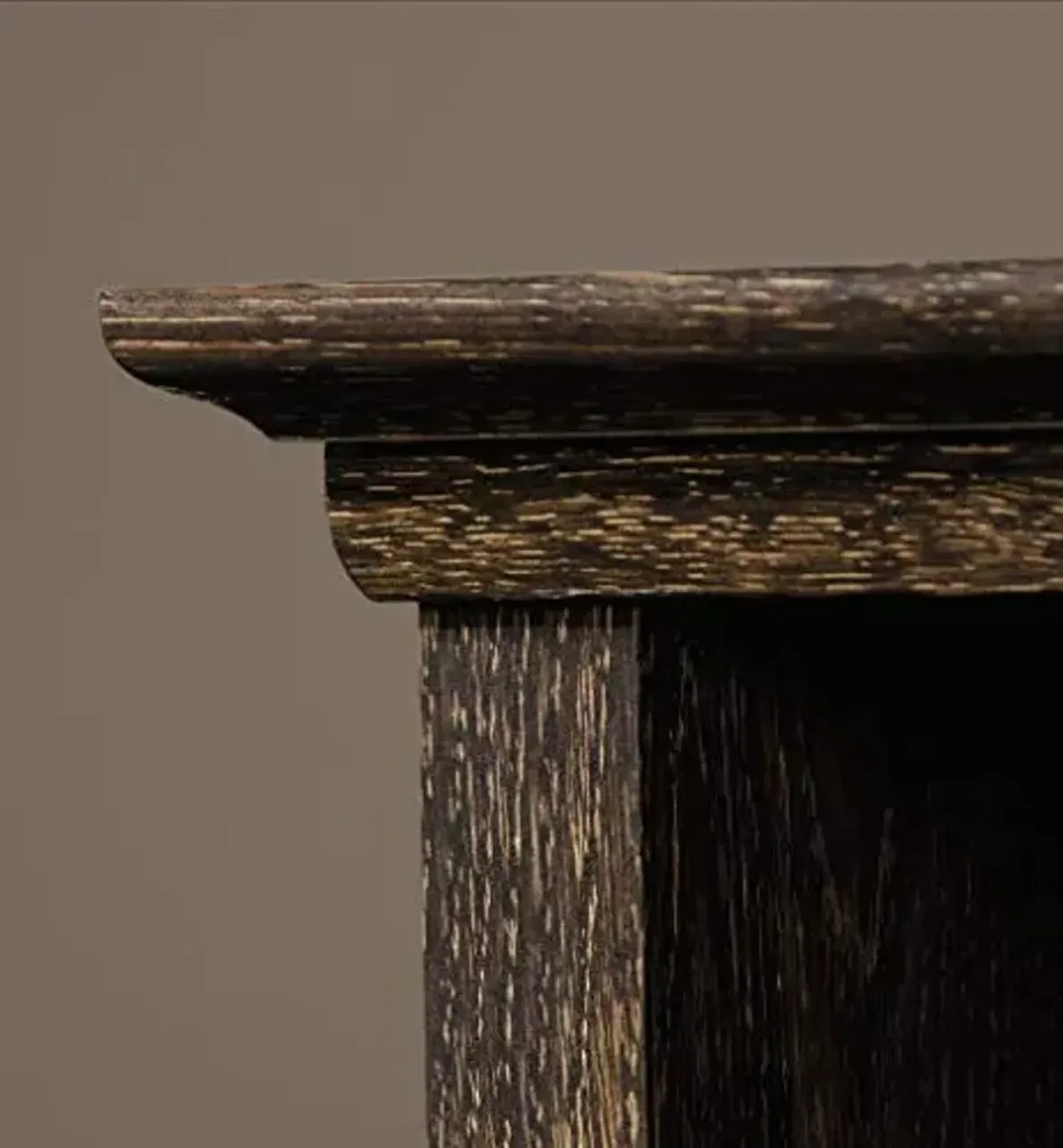 Sauder Barrister Lane Executive Desk, L: 59.06" x W: 21.18" x H: 29.8", Iron Oak finish