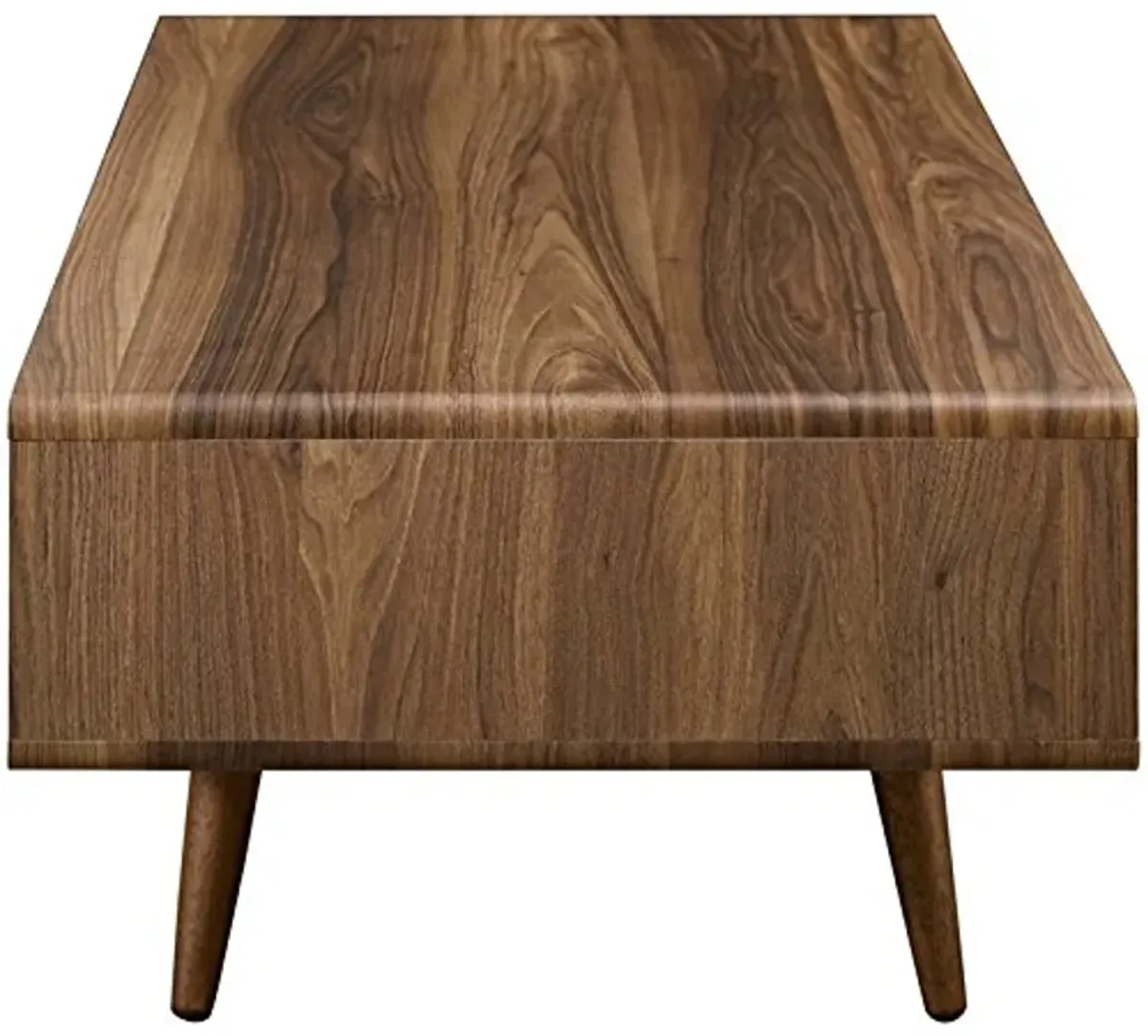 Modway Transmit Mid-Century Coffee Table, Walnut White