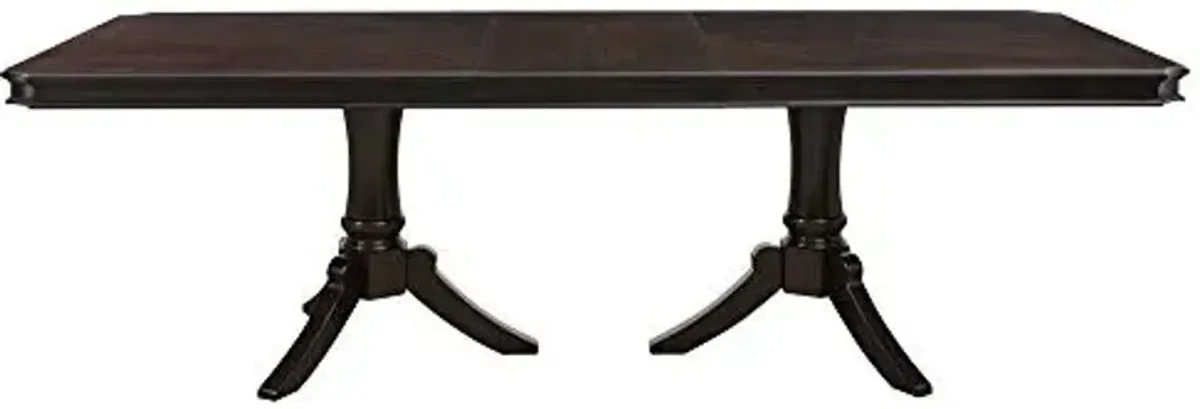 Marston Dark Cherry Wood Extendable Dining Table by Homelegance