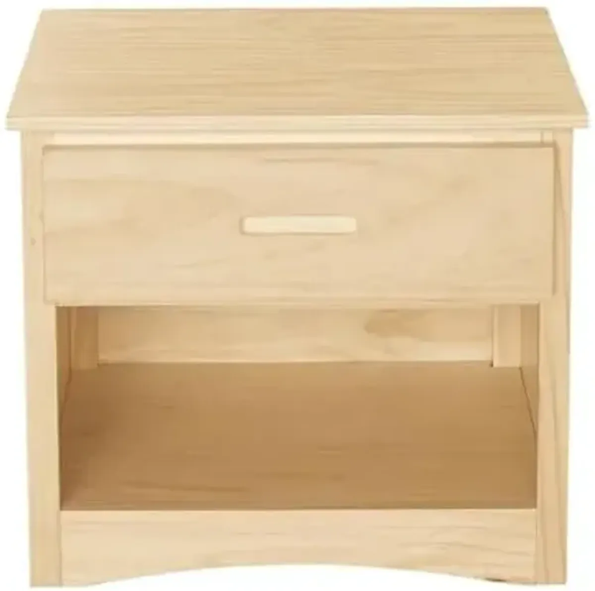 Homelegance Bartly Natural Pine Wood Nightstand