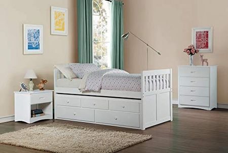 Homelegance Lexicon Galen 30-inch 4 Drawers Transitional Wood Chest in White