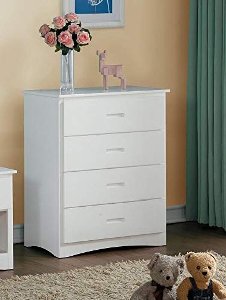 Homelegance Lexicon Galen 30-inch 4 Drawers Transitional Wood Chest in White