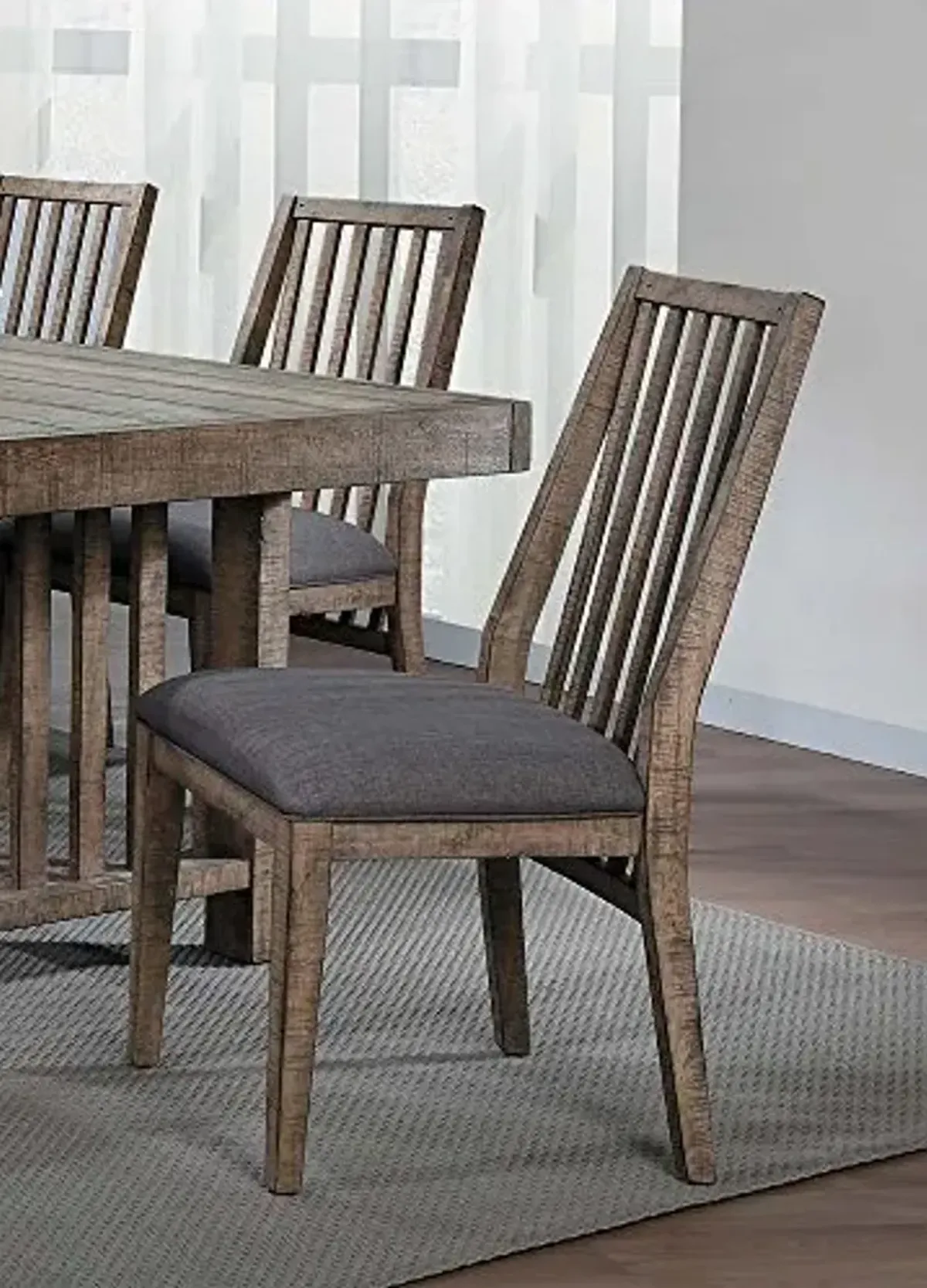 Codie 2 Neutral/Brown Burnishing Fabric Side Chairs by Homelegance