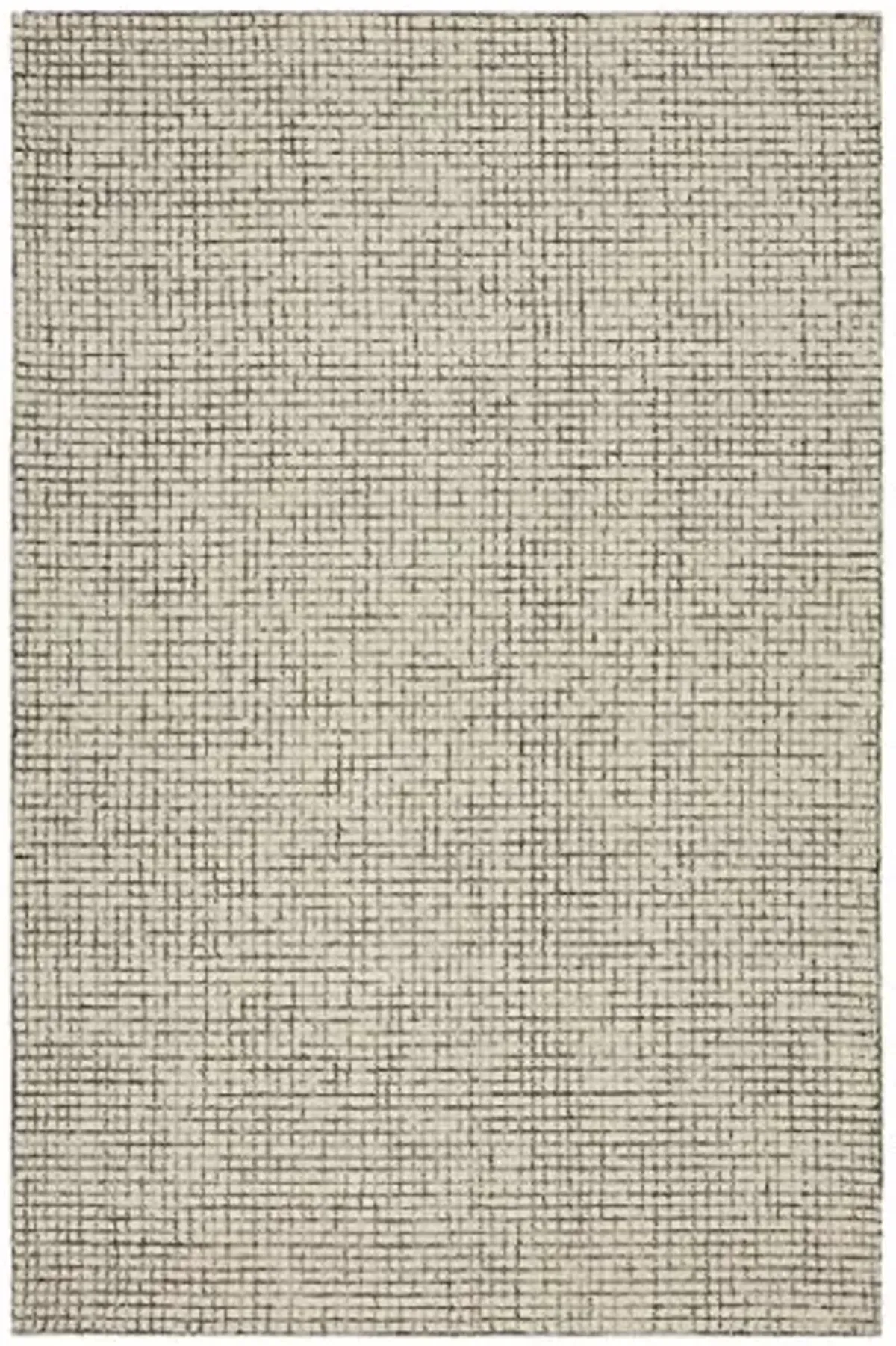 LR Home indoor 9x12 area rugs for home decor | Hand Tufted rugs for living room, bedroom, playroom, entryway, office | Checkered Modern boho area rug for room decor | Gray/Ivory